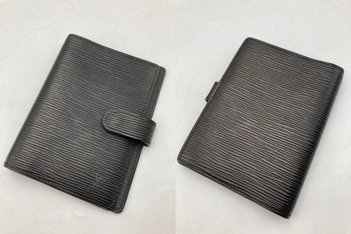 LOUIS VUITTON エピ アジェンダPM 手帳カバー ブラック R20052 中古 D4