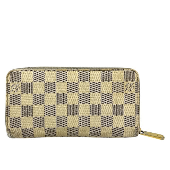 LOUIS VUITTON ルイヴィトン 長財布 ダミエアズール ジッピーウォレット N60019 メンズ レディース 財布 ブランド 中古 W 4