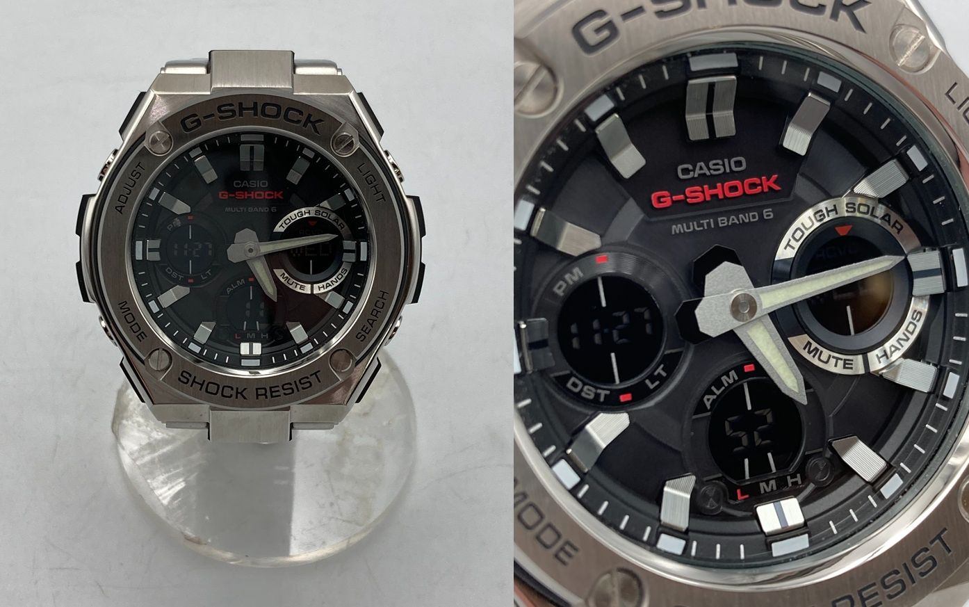 CASIO カシオ ジーショック Gスチール タフソーラー 腕時計 GST-W110D-1AJF 中古 D4