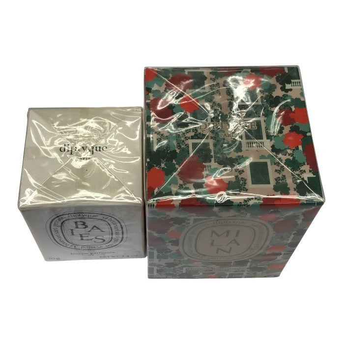 DIPTYQUE ディプティック フレグランス キャンドルセット Cafe/Chantilly/Biscuti/Baies/Milan 限定品 アロマ ろうそく 中古 T1