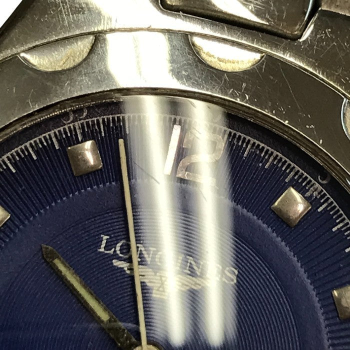 Longines ロンジン コンクエスト オートマティック 腕時計 メンズ アナログ 自動巻き ステンレス SS デイト L1.636.3.16.6 中古 T1