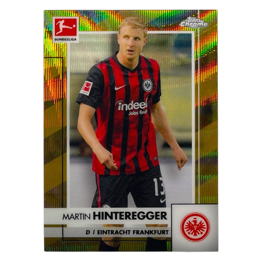 TOPPS サッカーカード CHROME MARTIN HINTEREGGER EINTRACHT FRANKFURT /50 #38 中古 IT2