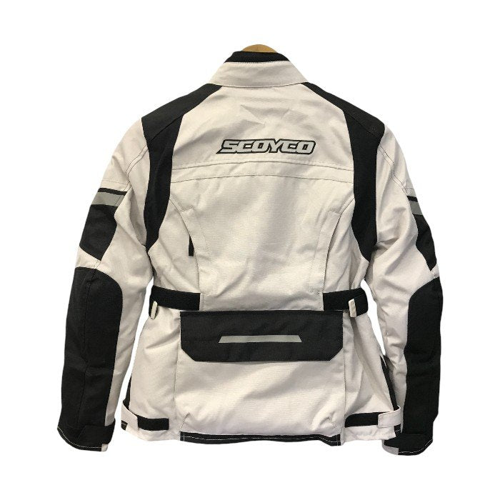 SCOYCO ツーリングジャケット パンツ 2点上下セット レディース 春秋冬 バイク ウェア 二輪 ライナー プロテクター グレー M/25インチ JK122W/P122W 中古 T1