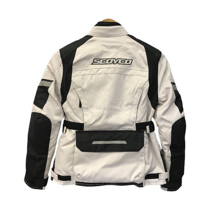 SCOYCO ツーリングジャケット パンツ 2点上下セット レディース 春秋冬 バイク ウェア 二輪 ライナー プロテクター グレー M/25インチ JK122W/P122W 中古 T1