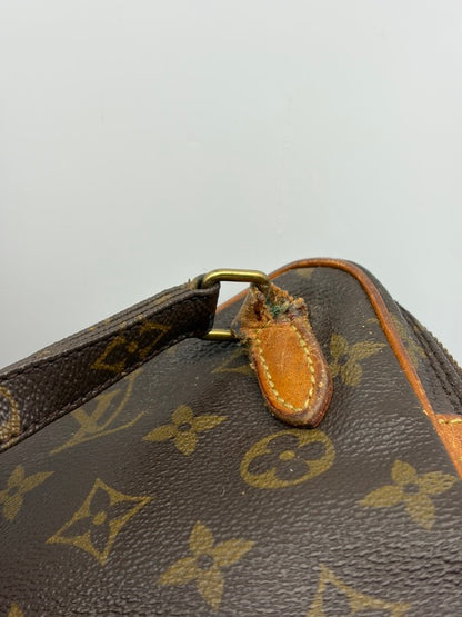 LOUIS VUITTON ルイヴィトン モノグラム 旧型 ポシェットマルリー バンドリエール M51828 ブランド おしゃれ レディース ミニ 小さめ 鞄 中古 W1