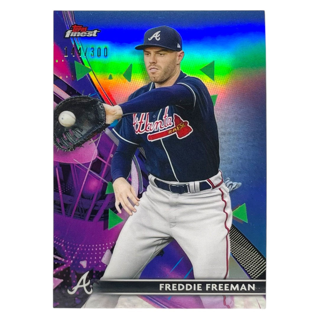 TOPPS MLBカード FINEST FREDDIE FREEMAN ATLANTA BRAVES /300 #8 中古 IT2