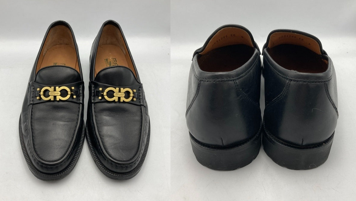 Salvatore Ferragamo サルヴァトーレフェラガモ ガンチーニ ローファー UR31285 サイズ8 メンズ 中古 D4
