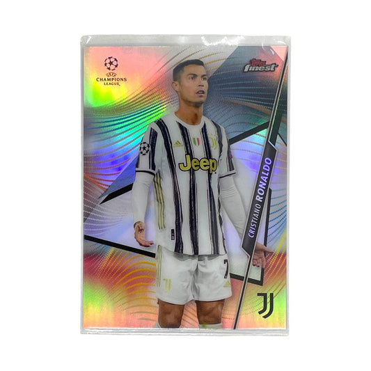 TOPPS サッカーカード FINEST REFRACTOR CRISTIANO RONALDO JUVENTUS #1 中古 IT1