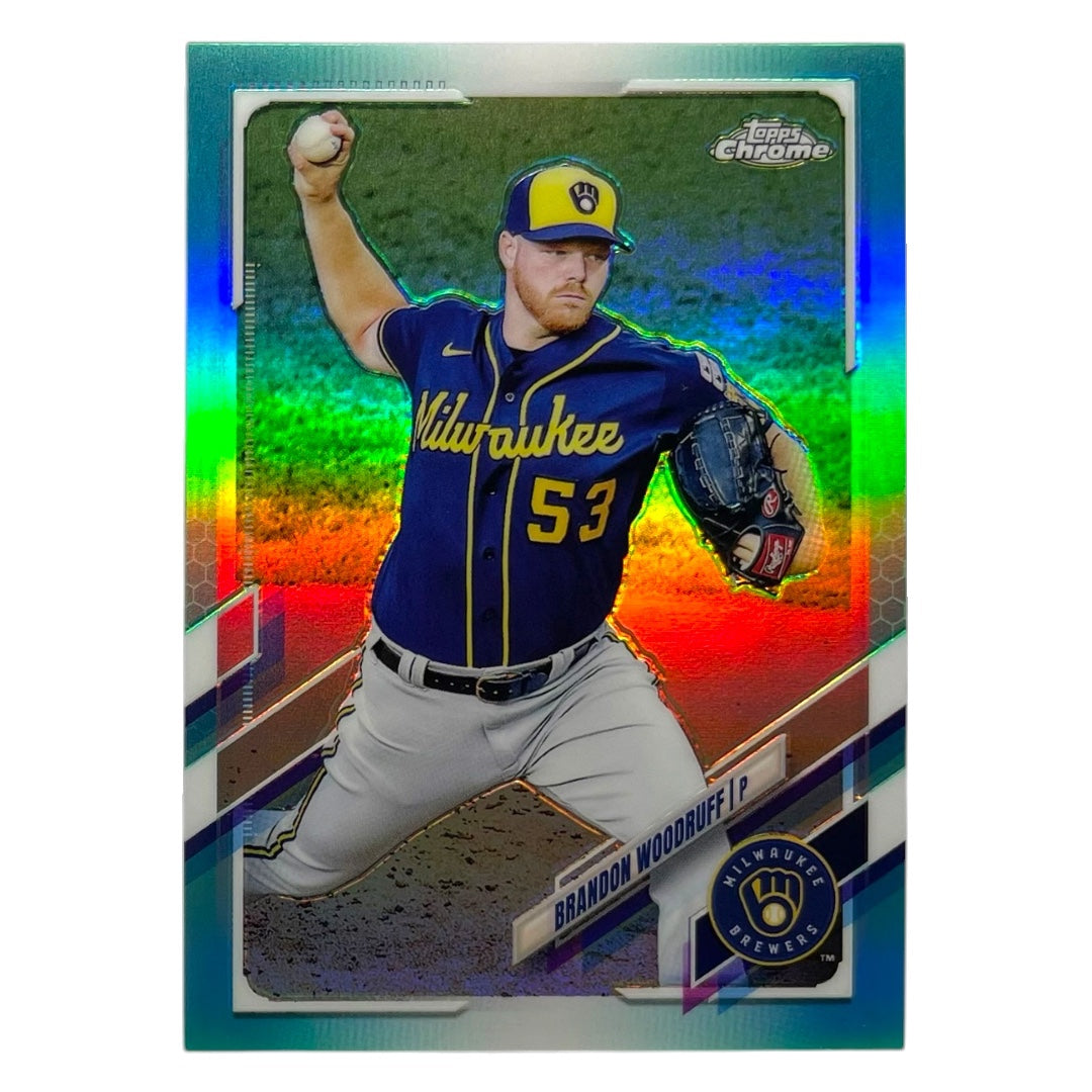 TOPPS MLBカード CHROME BRANDON WOODRUFF MILWAUKEE BREWERS /199 #192 中古 IT2