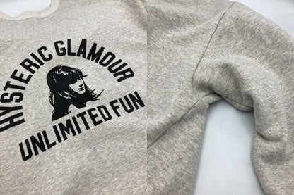 HYSTERIC GLAMOUR ヒステリックグラマー UNLIMITED FUN スウェット 02243CS01 サイズL メンズ 中古 D4