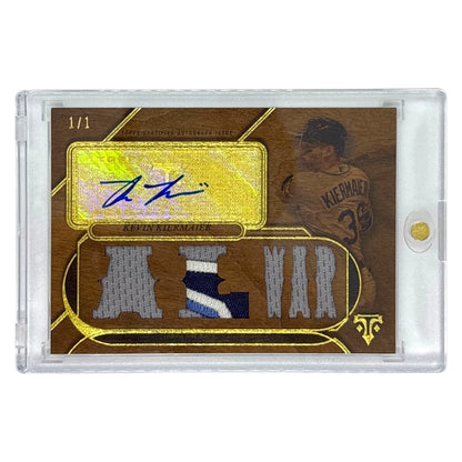 TOPPS MLBカード TRIPLE THREADS KEVIN KIERMAIER TAMPA BAY RAYS 1/1 #TTAR-KK3 中古 IT1