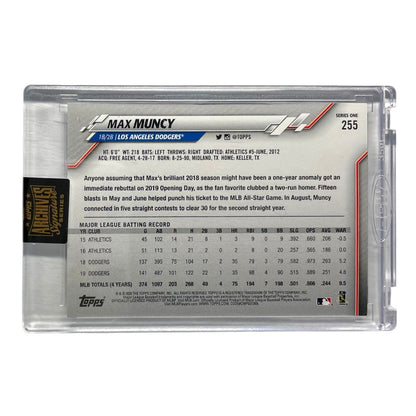 未開封品 TOPPS MLBカード SERIES ONE MAX MUNCY LOS ANGELES DODGERS /70 #255 中古 IT2