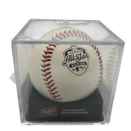 未使用品 Rawlings ローリングス 日米野球2014 公式試合球 キューブ入り ROMLBJAS14-R 野球 ボール スポーツ 中古 W４