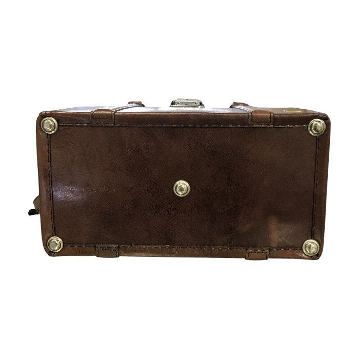 masumi マスミ カメラバッグ レザー 本革 ヴィンテージ ハード ショルダー ブラウン 中古 T1