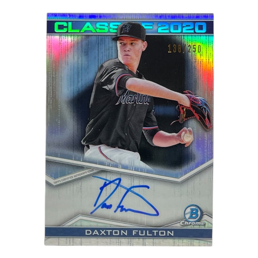TOPPS MLBカード BOWMAN CHROME DAXTON FULTON MIAMI MARLINS /250 #C20A-DDU 中古 IT2