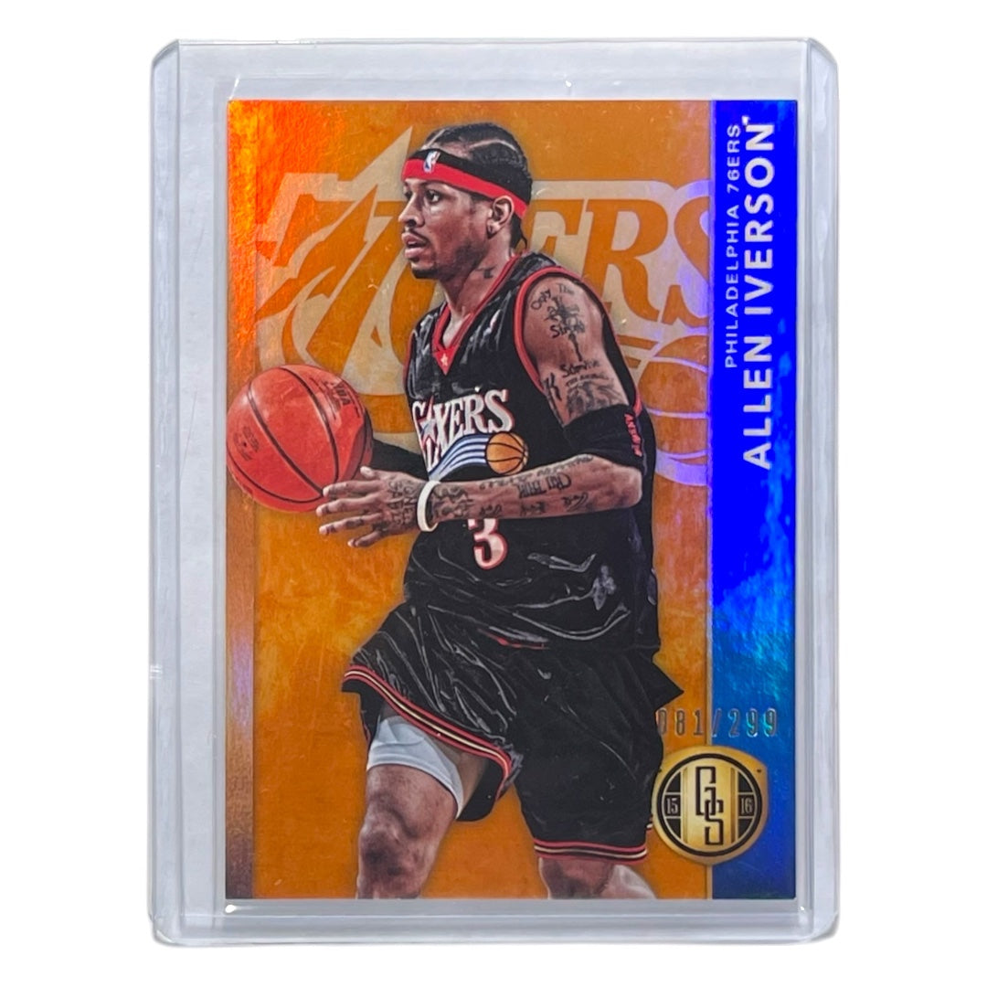PANINI NBAカード GOLD STANDARD ALLEN IVERSON PHILADELPHIA 76ERS /299 #157 中古 IT2
