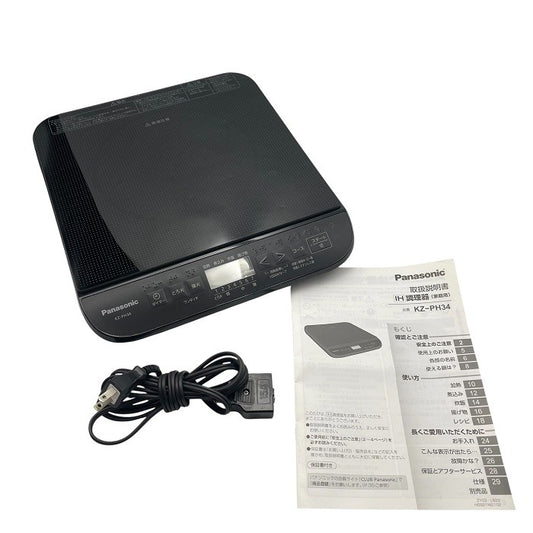Panasonic パナソニック IH調理器 KZ-PH34-K 電化 工事不要 安全  中古 R4