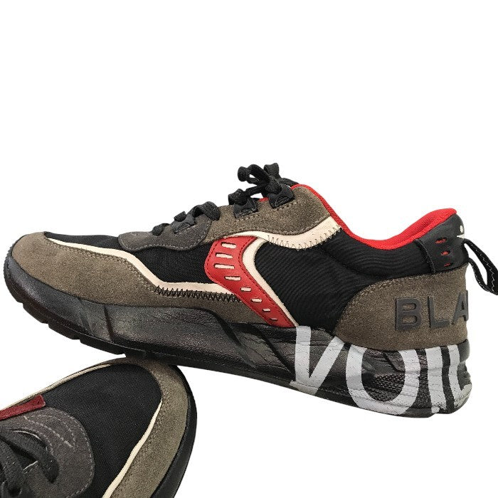 VOILE BLANCHE ボイルブランシェ スニーカー CLUB01 43 メンズ ローカット ロゴ スウェード 厚底 シューズ 中古 Y1