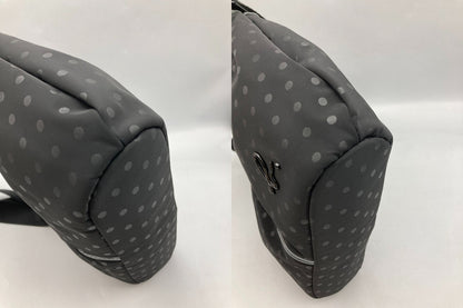 agnes b. アニエスベーボヤージュ ドット柄 ナイロン ショルダーバッグ 中古 D4