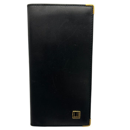 dunhill ダンヒル レザー 長札入れ 本革 ブランド メンズ 財布 カード入れ 中古 W４