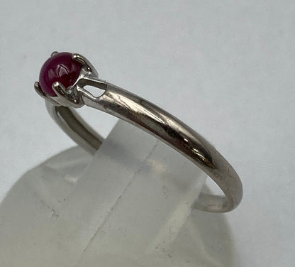 ジュエリーマキ PWG9 パラホワイトゴールド リング 5号 中古 D4