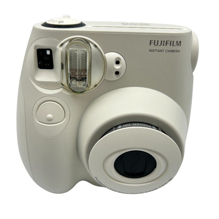 FUJIFILM instax mini7S チェキ ホワイト INIS MINI 7S WT 富士フィルム カメラ 持ち運び 中古 W1
