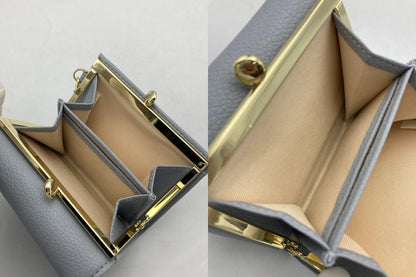 SAMANTHA VEGA サマンサベガ ハートベルト 折財布 ライトブルー 中古 D4