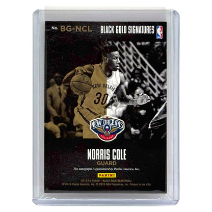 PANINI NBAカード BLACK GOLD NORRIS COLE PELICANS /99 #BG-NCL 中古 IT1