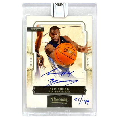 未開封品 PANINI NBAカード CLASSICS SAM YOUNG MEMPHIS GRIZZLIES /149 #188 中古 IT1