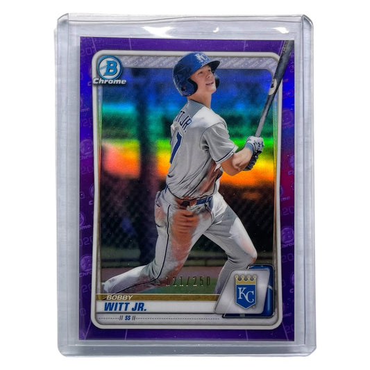 TOPPS MLBカード BOWMAN CHROME BOBBY WITT JR. KANSAS CITY ROYALS /250 #BD-152 中古 IT2