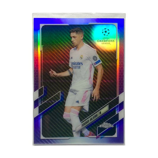 TOPPS サッカーカード CHROME FEDERICO VALVERDE REAL MADRID #67 中古 IT2