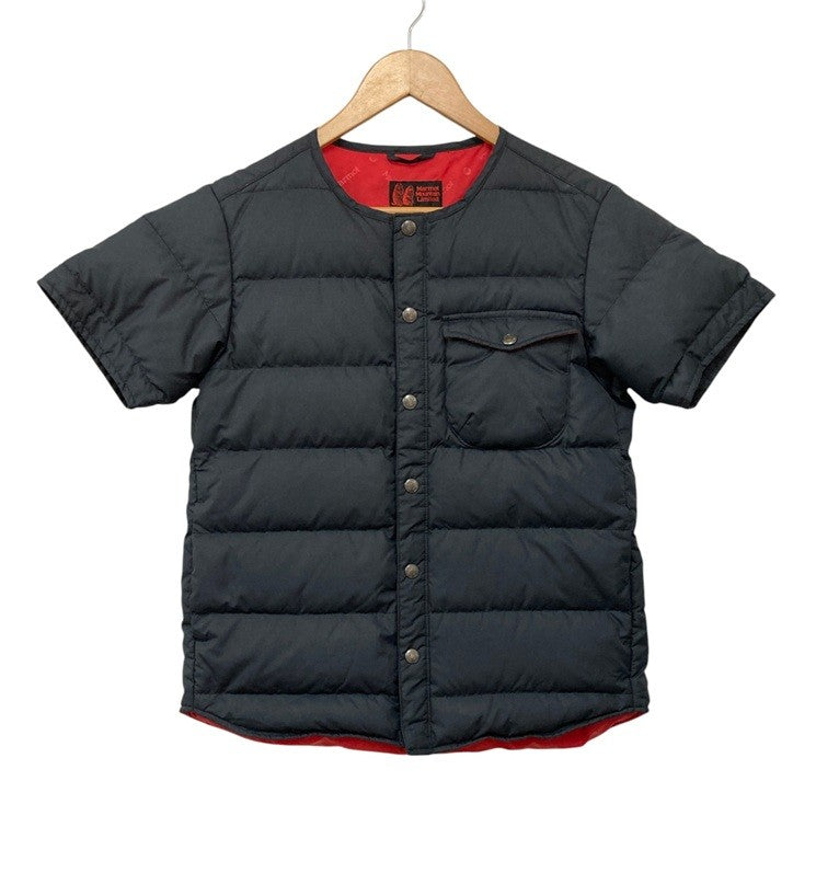 Marmot × KATO’ × NANGA トリプルコラボ 半袖ダウンジャケット サイズS メンズ 中古 D4