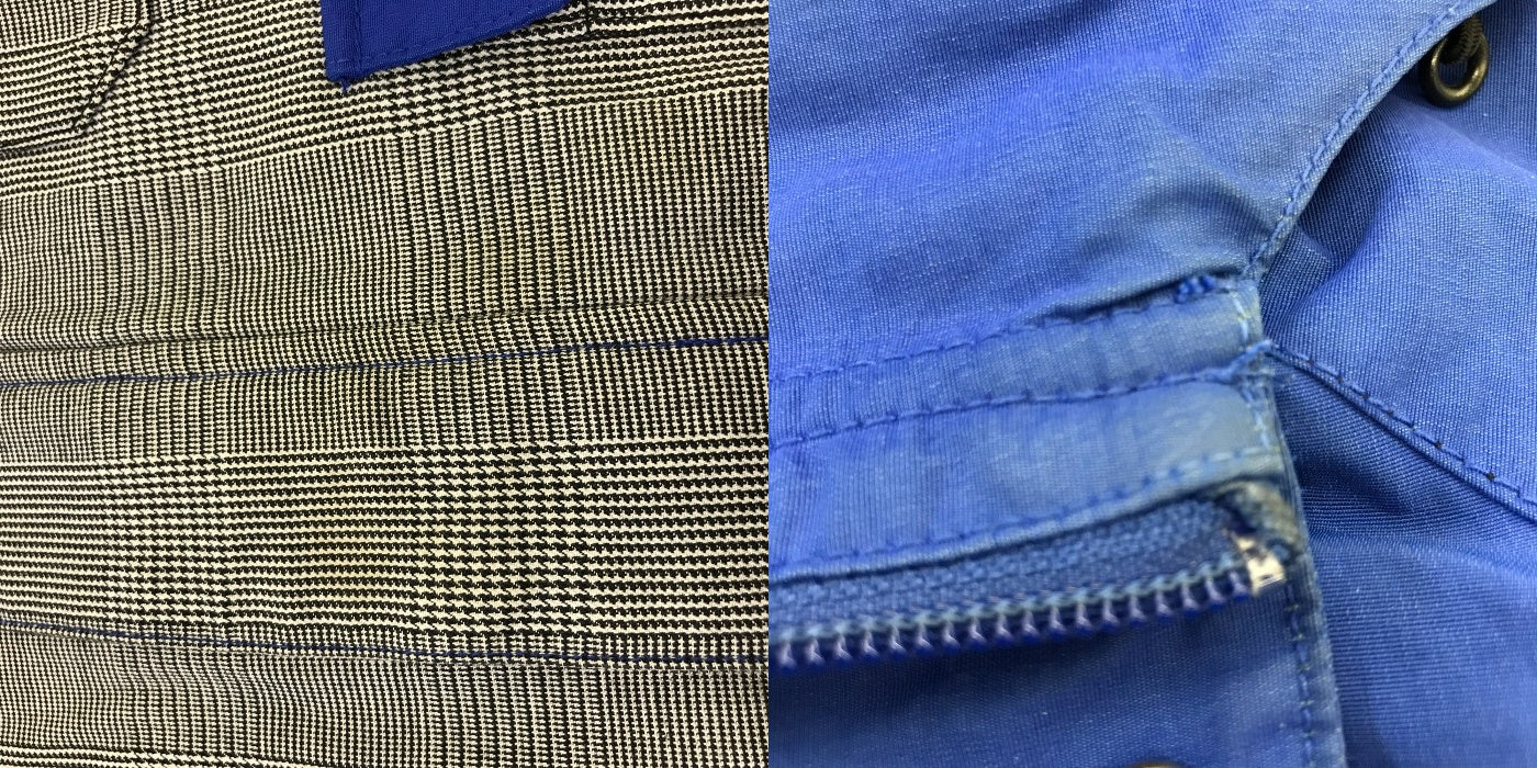 STUSSY ステューシー マウンテンパーカー メンズ ブルー/ブラック Lサイズ アウター 春 秋 冬 チェック柄 中古 KW1