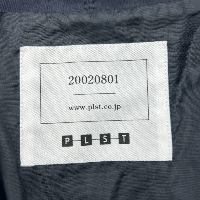 未使用品 PLST プラステ スタンドカラー ミリタリー コート 2 ネイビー 12-5109007 アウター レディース 秋 冬 中古 W４