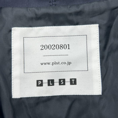 未使用品 PLST プラステ スタンドカラー ミリタリー コート 2 ネイビー 12-5109007 アウター レディース 秋 冬 中古 W４