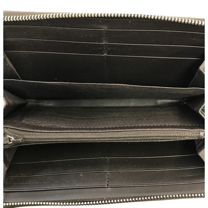 GUCCI グッチ GGスプリーム 長財布 ユニセックス ラウンドファスナー ジップ PVC 蜂 ビー 刺繍 シェリー ベージュ 408831 中古 T1