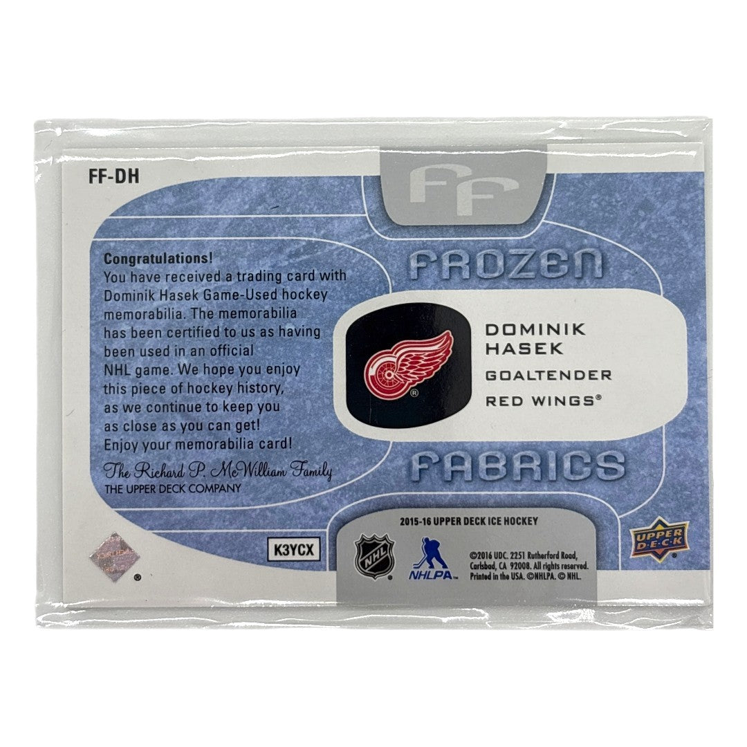 UPPER DECK NHLカード ICE DOMINIK HASEK RED WINGS #FF-DH 中古 IT1