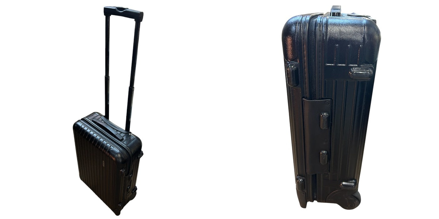 RIMOA リモワ サルサ 2輪 キャリーケース 機内持ち込みOK スーツケース TSAロック付 廃盤 希少 ブラック 中古 W４