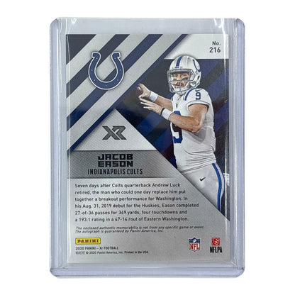 PANINI NFLカード Xr JACOB EASON INDIANAPOLIS COLTS 22/75 #216 中古 IT1