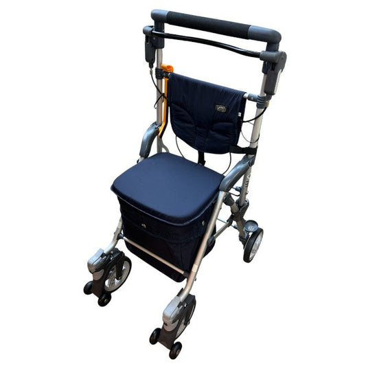 マキテック シルバーカー スルーンボックスＮ ネイビー CB-10NB 高齢者 介護 歩行 中古 W４