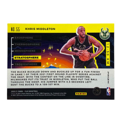 PANINI NBAカード FLUX PRIZM KHRIS MIDDLETON BUCKS #55 中古 IT2