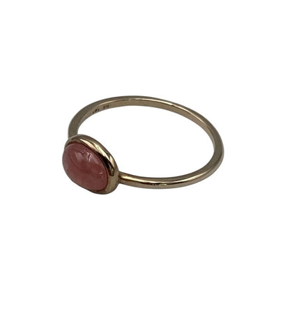 COCOSHNIK ココシュニック K10 ロードクロサイト オーバルカボション リング 10号 中古 D4