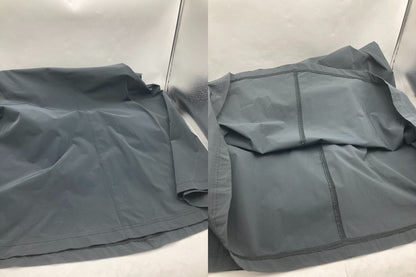 ISSEY MIYAKE イッセイミヤケ ナイロン Vネック ワンピース 長袖 IM14FH004 サイズ3 中古 D4