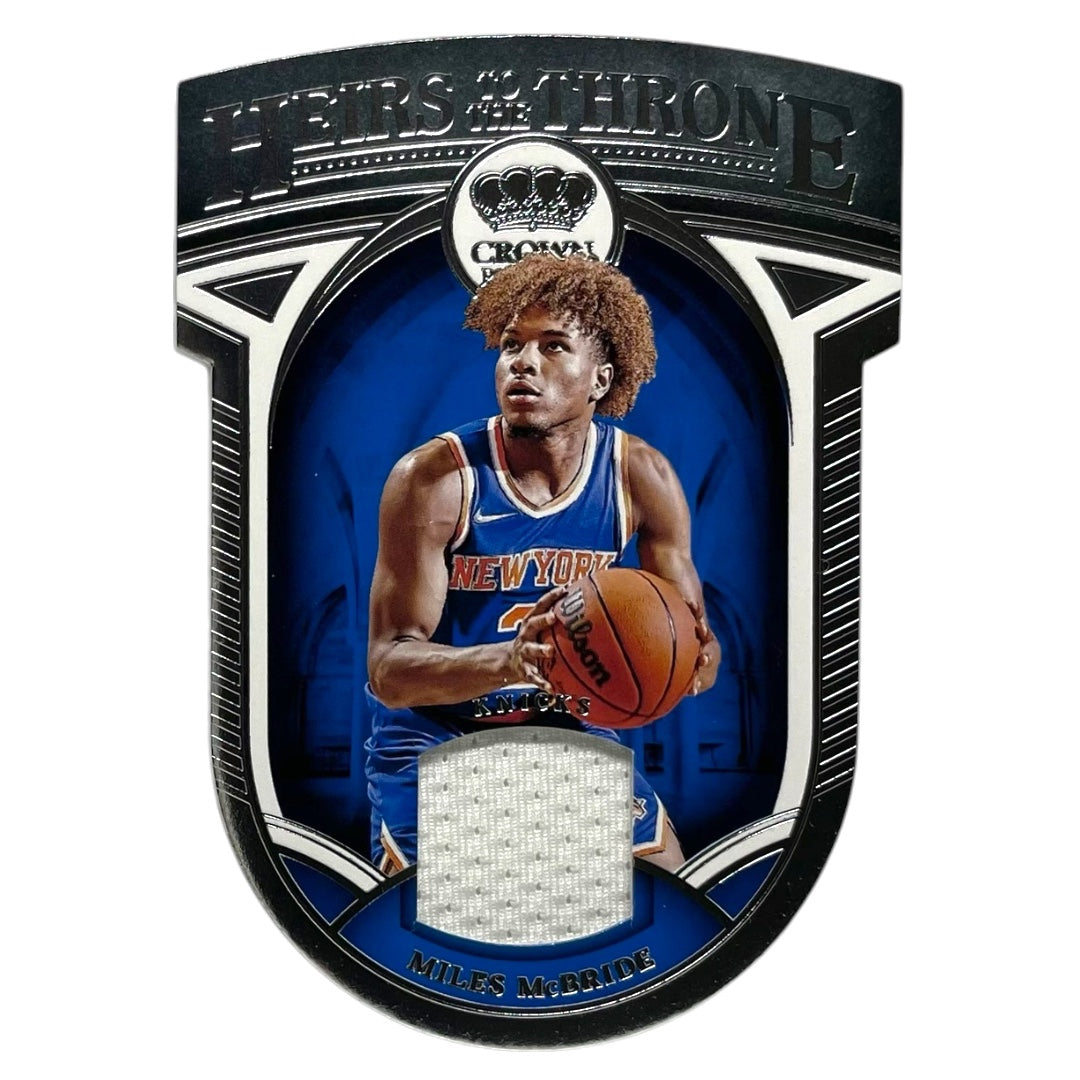 PANINI NBAカード CROWN ROYALE DIE CUT MILES MCBRIDE NEW YORK KNICKS #HT-MMB 中古 IT2