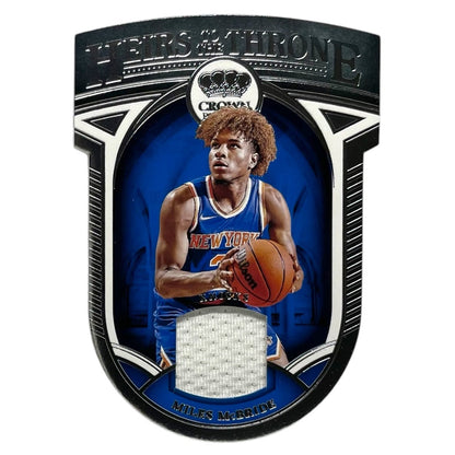 PANINI NBAカード CROWN ROYALE DIE CUT MILES MCBRIDE NEW YORK KNICKS #HT-MMB 中古 IT2