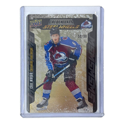 UPPER DECK NHLカード CREDENTIALS STEEL WHEELS CALE MAKAR COLORADO AVALANCHE /99 #SW-10 中古 IT1