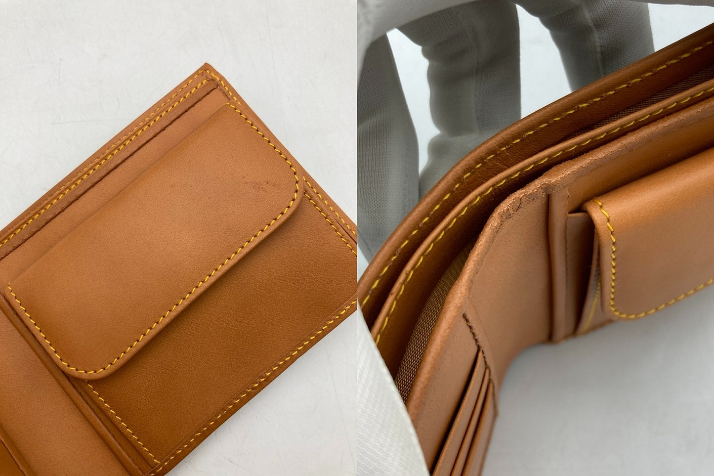 HUNTING WORLD ハンティングワールド バチュークロス 2つ折り財布 中古 D4