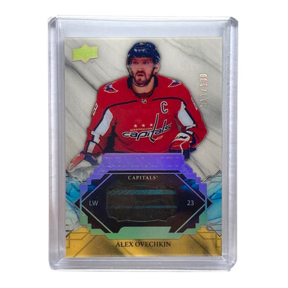 UPPER DECK NHLカード ENGRAINED ALEX OVECHKIN CAPITALS 013/100 #R-AO 中古 IT2