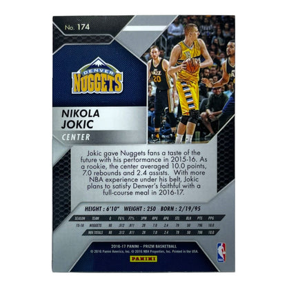 PANINI NBAカード PRIZM NIKOLA JOKIC NUGGETS #174 中古 IT2