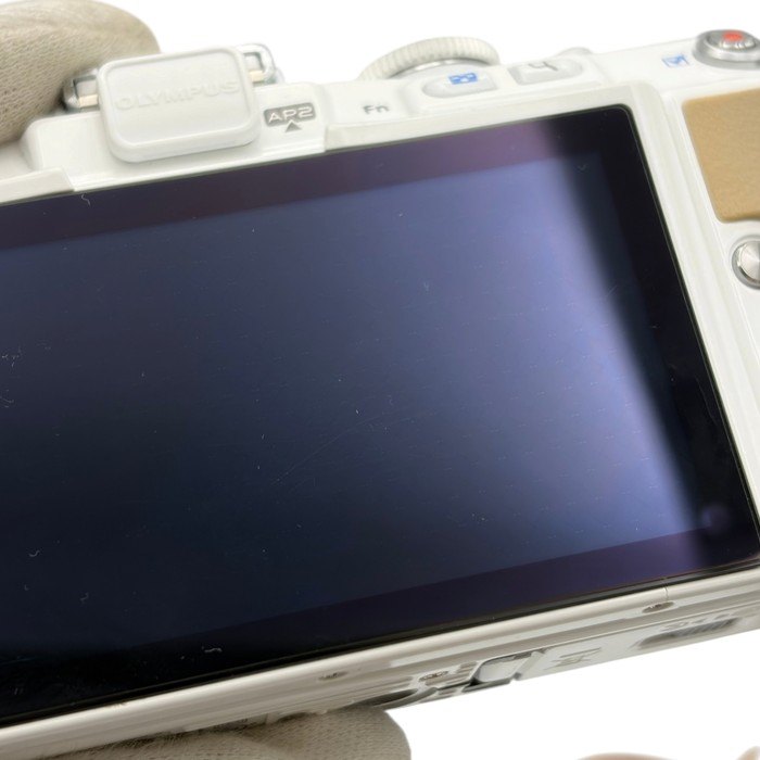 OLYMPUS オリンパス PEN Lite ミラーレス デジタル一眼レフ カメラ レンズセット E-PL5 デジカメ ズーム フラッシュ 家電製品 撮影 中古 W４
